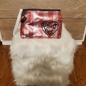 Victoria's Secret Sequins Wristlet Bag. NEW!
